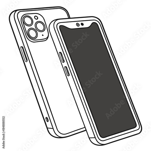 Smartphone with triple camera setup