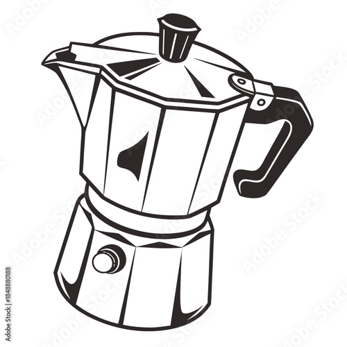 Classic stovetop coffee maker
