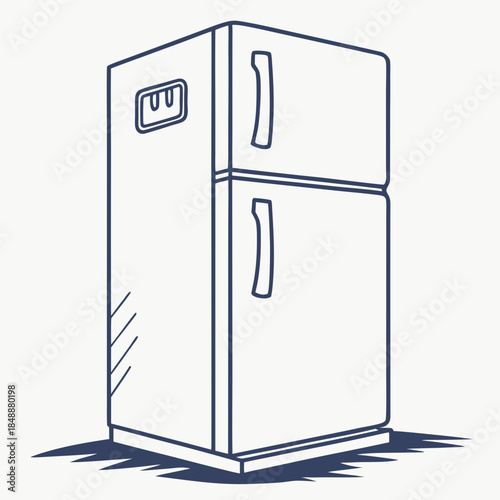 Illustrated kitchen appliance