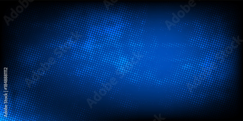Dark blue halftone dot gradient background with smooth lighting effect, creating a modern and professional digital design.