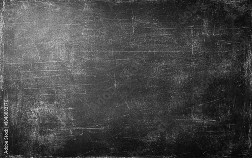 Empty plain blank dark black coloured grunge textured horizontal rustic smudged vector vintage background. Vector design.