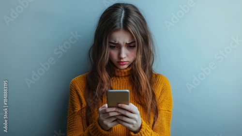 Young Woman Using Smartphone - Daily Social Media Scrolling Scene for Digital Lifestyle, Technology Addiction, and Modern Communication Concepts