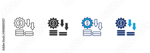Low Price Icon Set Multiple Style Collection