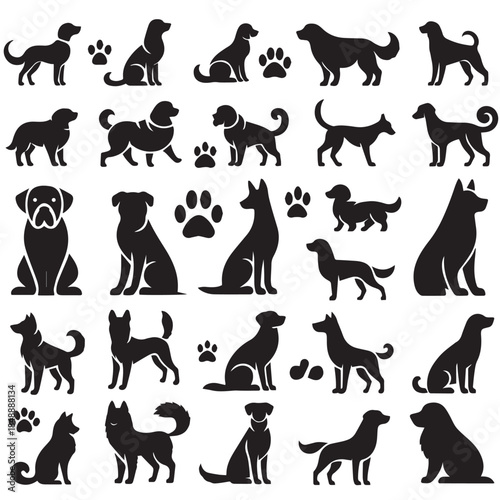 The Shape of a Good Dog  or dog silhouette