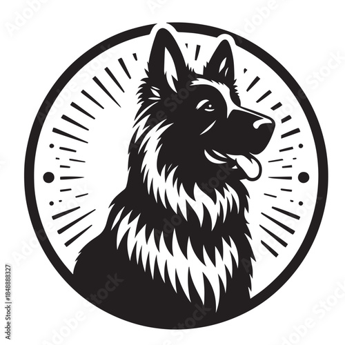 The Shape of a Good Dog  or dog silhouette