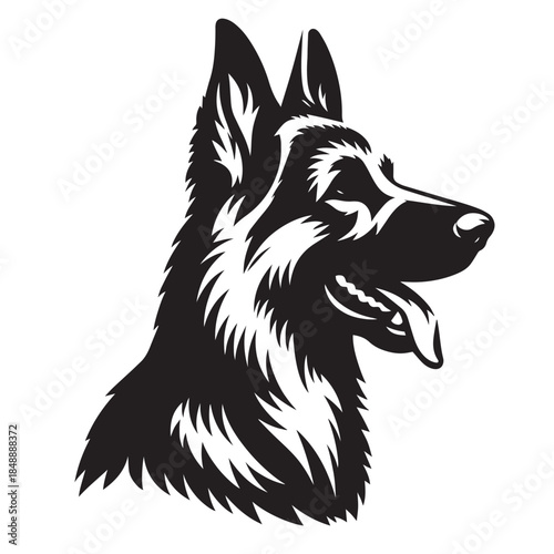 The Shape of a Good Dog  or dog silhouette