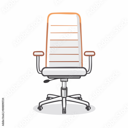 Modern office chair design with ergonomic features and adjustable height, perfect for home and professional workspaces