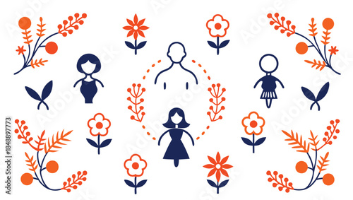 celestial gifts moons stars cookies and presents design 