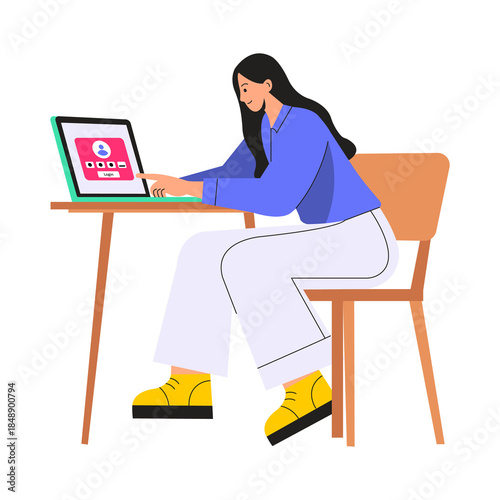 Google Signing PNG image on Transparent Background.