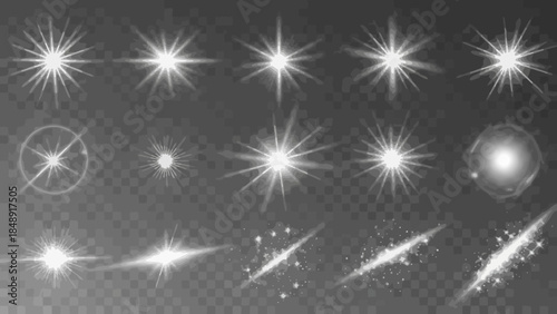 Collection of radiant light effects