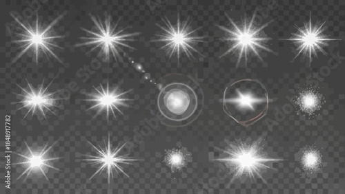 Collection of radiant light effects