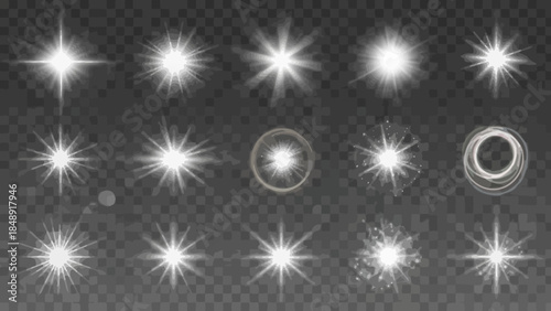 Collection of radiant light effects