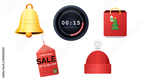 christmas bell set