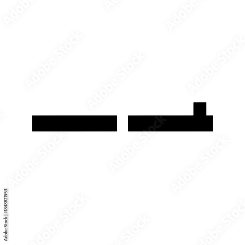 Time equilibrium added weight silhouette vector illustration