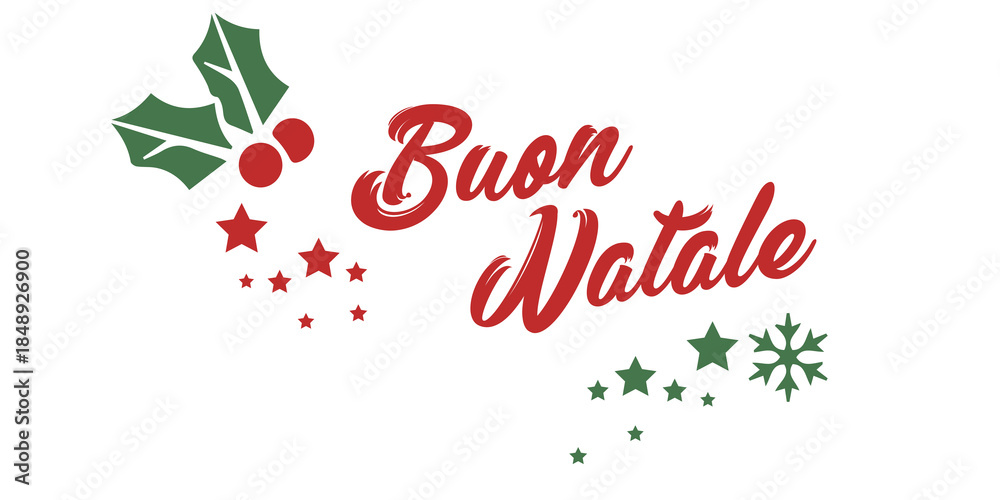 Naklejka premium scritta auguri buone feste natale capodanno felice anno nuovo