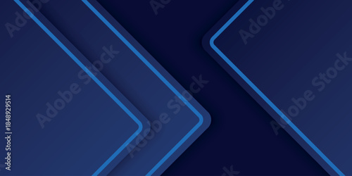 Abstract background with glowing square lines and overlapping geometric shapes. Luxurious and modern futuristic technology background concept. Vektor EPS. 3