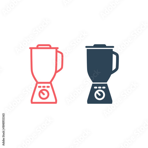 Blender icons set logo template design illustration