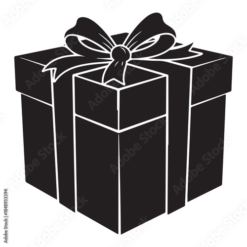  Birthday Gift box silhouette