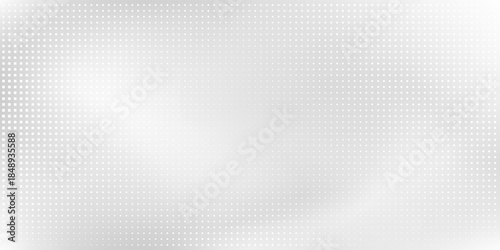 Dot simple foil background with metal mirror texture. Chrome gradient surface with light gloss modern abstract