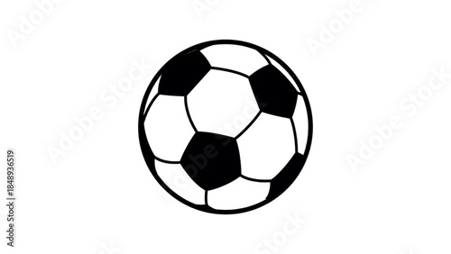 soccer ball isolated on white