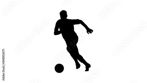 football player silhouette vector