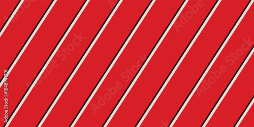 Vertical red and white stripes background. Seamless and repeating pattern ilustrasion modern vector.
