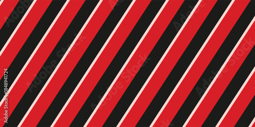 Vertical red and white stripes background. Seamless and repeating pattern ilustrasion modern vector.