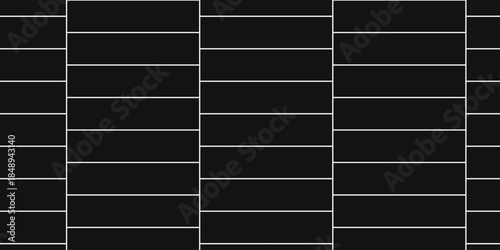 Black and white brick wall background old abstract solid textured. 