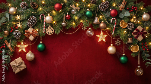 christmas decoration background 