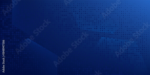 Abstract blue white dot pattern gradient texture technology background.vector future tegnology.