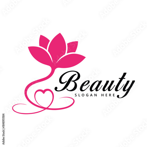 Beauty Logo Design with Person