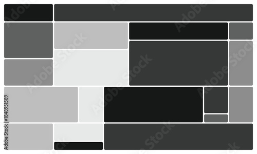 Monochromatic Bento Grid