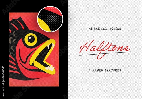 Halftone White Paper Textures