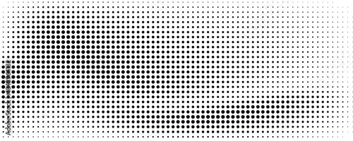 Grunge halftone gradient background. Faded grit noise texture. White and black sand wallpaper. Retro pixelated backdrop.