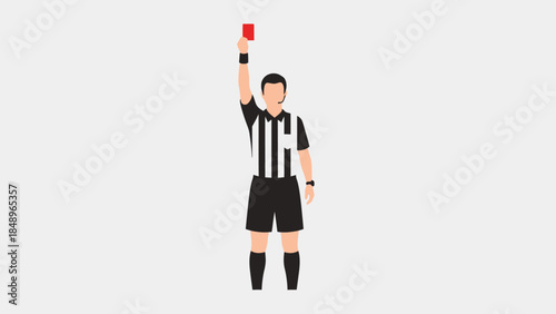 Professional business man and woman in suits standing in an office and pointing at a red ball as a symbol of corporate success in this 3d illustration