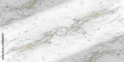 A white abstract winter texture of frozen ice and snow crystals forms a natural blue marble pattern on a cold grunge wall surface