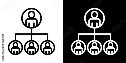 Mapping Icon Of Line Black And White Style Vector Illustration
