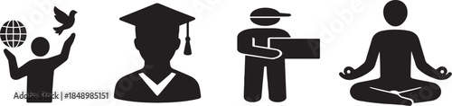 Education Learning Student Knowledge Icon Vector