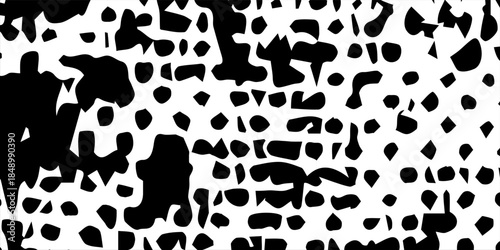 Crocodile Pattern Black and White Color Background
