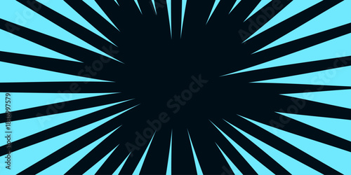 Speed Lines Manga. Vector illustration. Comic book action lines. Modern geometric pattern ideal for posters, wallpapers, packaging, retro art, or minimalist digital design. 