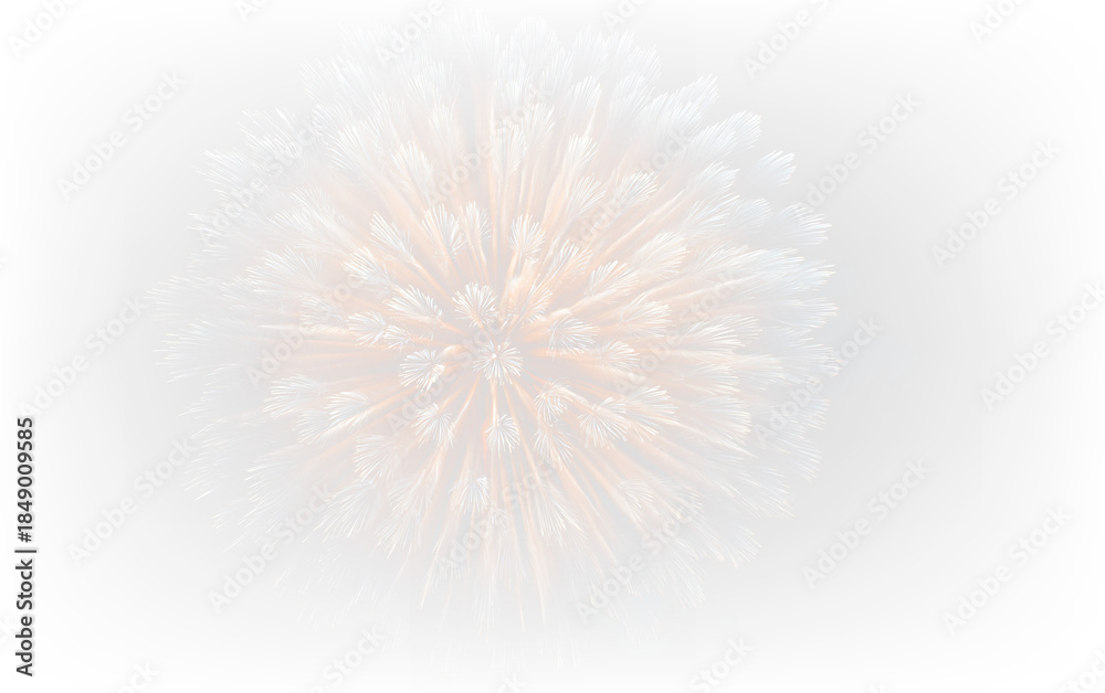 Naklejka premium Festive Fireworks Explosion Isolated on Transparent Background PNG