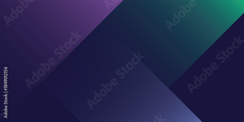Abstract Geometric Gradient Background with Purple and Teal Hues.