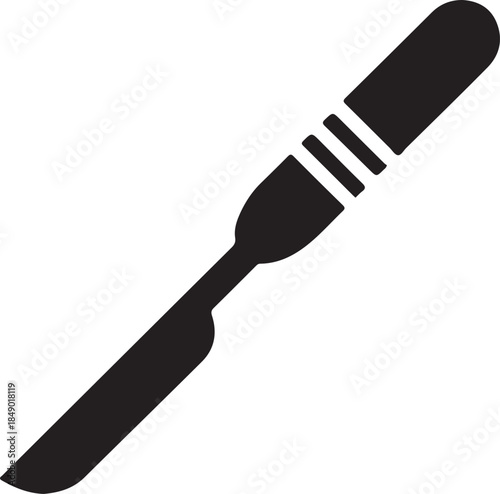 Black Pencil with Eraser and Metal Ferrule on White Background writing tool