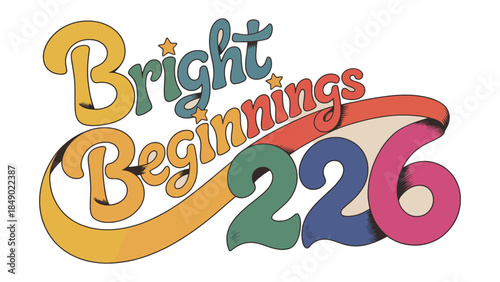 Bright Beginnings 226: A vibrant and colorful design that promotes a fresh start and positivity, perfect for inspiring projects.