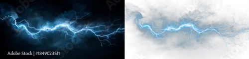 Panel kuchenny z motywem Storm Lightning PNG Dark Background Energy Flash