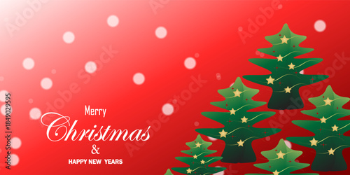 Merry Christmas and happy new year 2024, Bright Christmas and New Year design holiday frame. simple presentation
