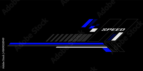 racing team trendy fashionable vector t-shirt and apparel design, typography, print, poster. Global swatches.