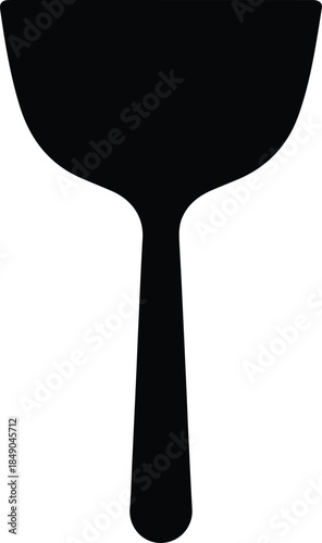 Silhouette of a kitchen spatula utensil Vector Illustration
