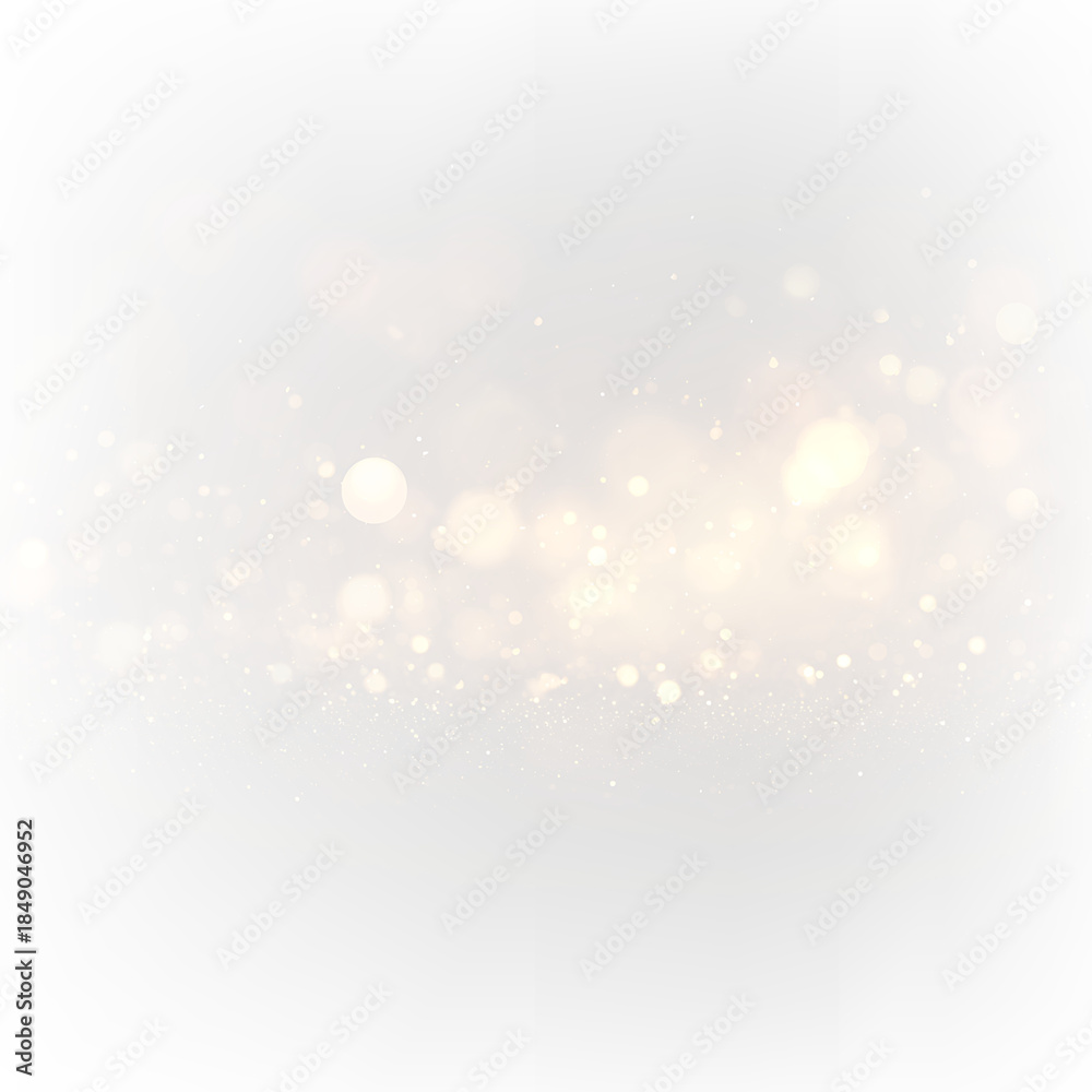 Obraz premium Shining gold background with bokeh flare. PNG