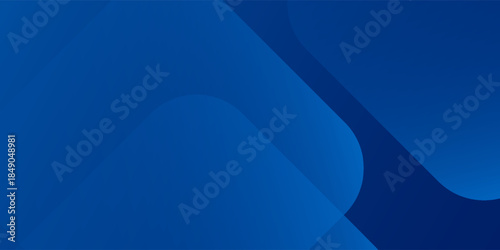 Modern blue background with glowing geometric lines. Modern blue gradient square shape design. Futuristic technology abstract